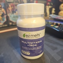 EZ Melts Multivitamin + Iron – Daily for 60 Count