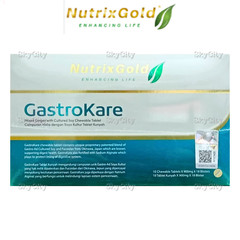 NutrixGold Original GastroKare – Mix Ginger With Cultured Soy Tablet EXP 05/26