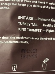 RYZE Mushroom Coffee Organic Vegan 6.35 oz Bags Lot of 2 Exp 12/2027