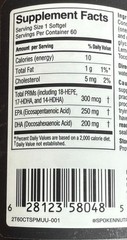Spoken Pro Resolving Mediators + EPA/DHA 60 Softgels EXP: 10/26 (New/Unused)