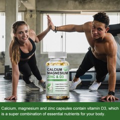 NEW Calcium Magnesium Zinc with Vitamin D3 Support Strong Bone & Muscle Health