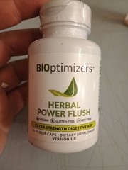 BIOptimizers Herbal Power Flush Extra Strength Digestive Colon 90 Caps Exp03/26