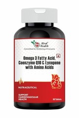 Omega 3 Fish Oil with CoQ10,Lycopene, L-Carnitine L-Tartrate L-Arginine Health