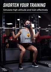 Sparthos Workout Mask High Altitude Mask – Face Mask for Gym Training Work Out