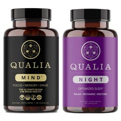 Qualia Mind & Qualia Night | Premium Nootropic Supplement (1 Week Supply)