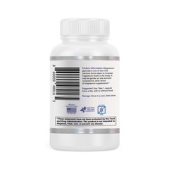 Simpli Supplements Magnesium Glycinate 400mg 180 Capsules (Vegan Friendly, USA M