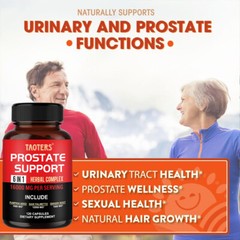 Prostate Support-Saw Palmetto-Reduce Frequent Urination,120 Capsules