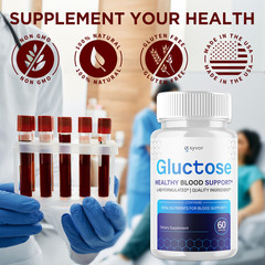 (3 Pack) Gluctose Blood Pills Advanced Max Support Gluctose Fomula 180 Capsules