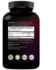 NatureBell Nitric Oxide Supplement for Men & Women – 300 Count (Pack of 1)