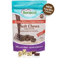 Plant Stanol Soft Chews for Cholesterol Support – Chocolate Flavor, 100 Count