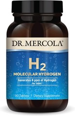 Mercola Dr. Molecular Tablets, H2 Dietary Supplement Hydrogen 90 Count