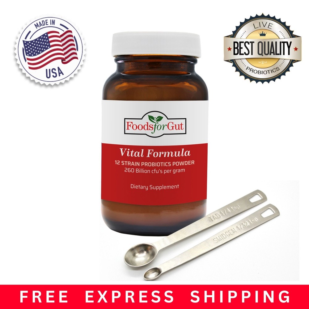 Vital formula Probiotic Powder 260B CFU | Made in USA | No Additives