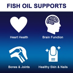 10/120Caps 2500mg Omega 3 & 3600mg Fish Oil Tablets EPA & DHA Heart Health MX