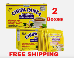 2 PACK Chupa Panza Detox Ginger Tea 60 Day Supply Te Chupa Pansa de Jenjibre…