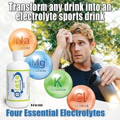 All-Natural Electrolyte Drops for Hydration – 8.3oz Sodium, Magnesium, No Sugar