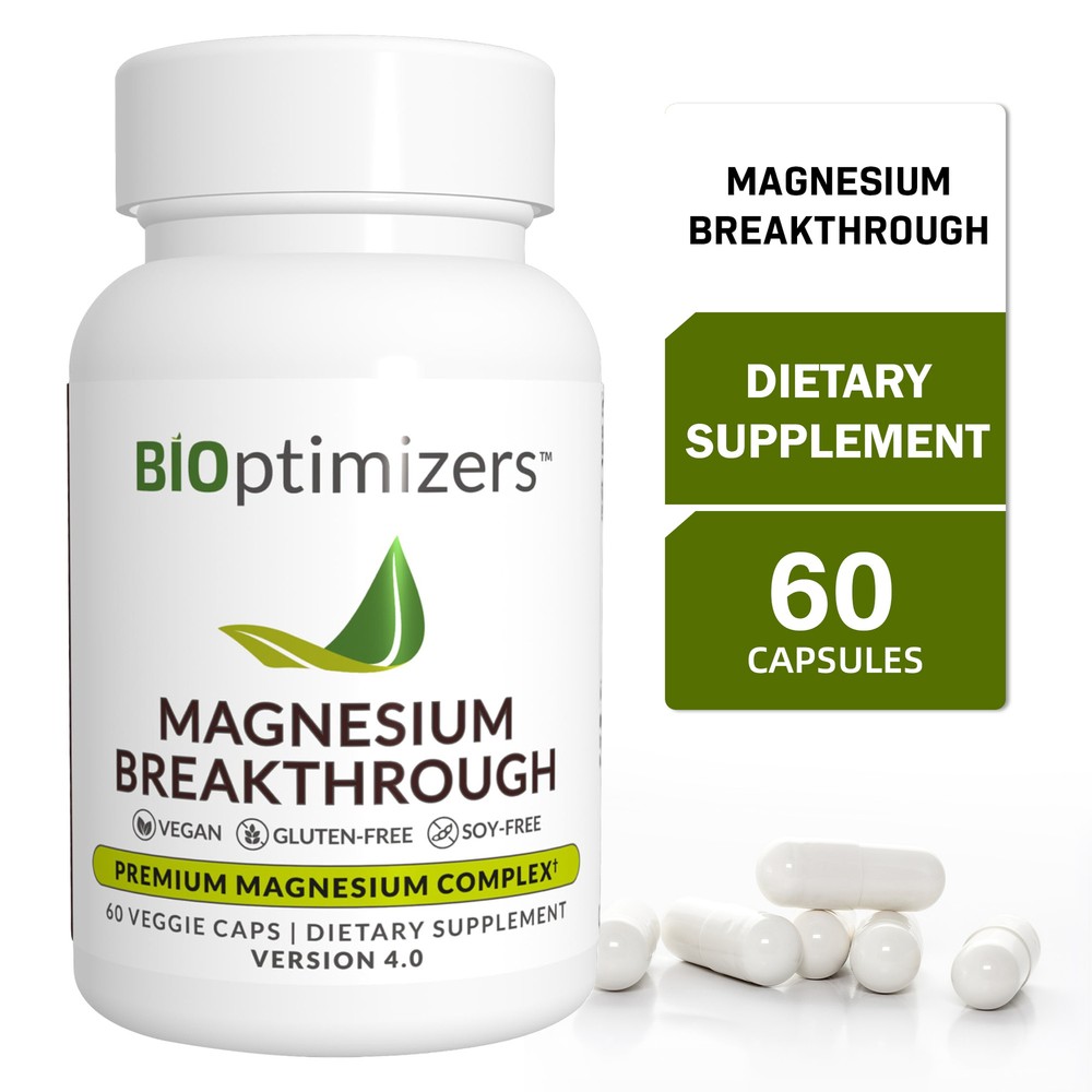 Magnesium BiOptimizers Breakthrough All 7 Essential Forms&Brain Health&for Sleep