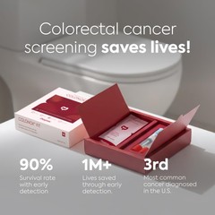 1 PCS AtHome Colon Screening Test Kit Fecal Occult Blood FIT FOB Early