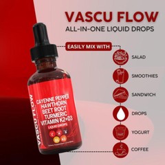 Cayenne Pepper Hawthorn Beet Root Turmeric Vitamin K2+D3 Liquid Drops 60ML Pro