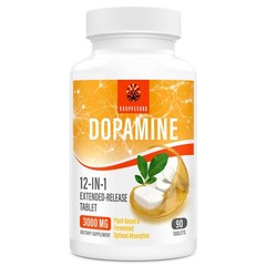 Natural Dopamine Supplement 90 Tablets 1 Bottle