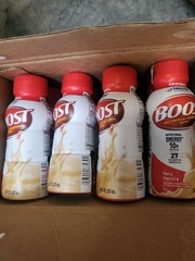 Nestlé BOOST Balanced Nutritional Drink – 8fl oz (Case of 24 ) – Vanilla or Choc