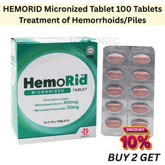 HEMORID Micronized 100’s Tabs Plant-Based Vascular Support