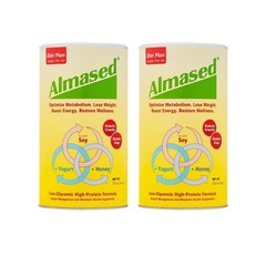 Almased High Protein Supplement, Weight Loss Shake Original 17.6 oz Each (Pack 2