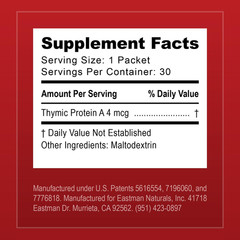 Thymic Protein a Powder Packets (4 Mcg TPA) – Immune System Support Supplement –