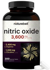 NatureBell Nitric Oxide Supplement for Men & Women – 300 Count (Pack of 1)