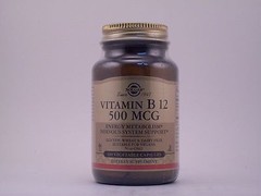 Solgar Vitamin B12 500mcg 100 Vegetable Capsules