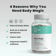 Her Fantasy Box | Body Magic Chlorophyll Capsules – 30 Vegan Capsules