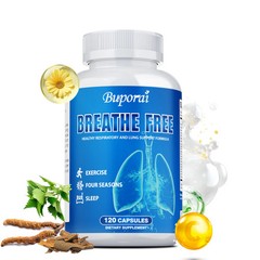 Breathe Free 120pcs – Lung Function & Respiratory Health, Improves Hypoxia