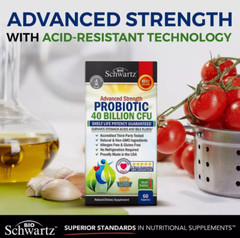 Bio Schwartz Probiotic 40 Billion CFU Capsule – 120 Count