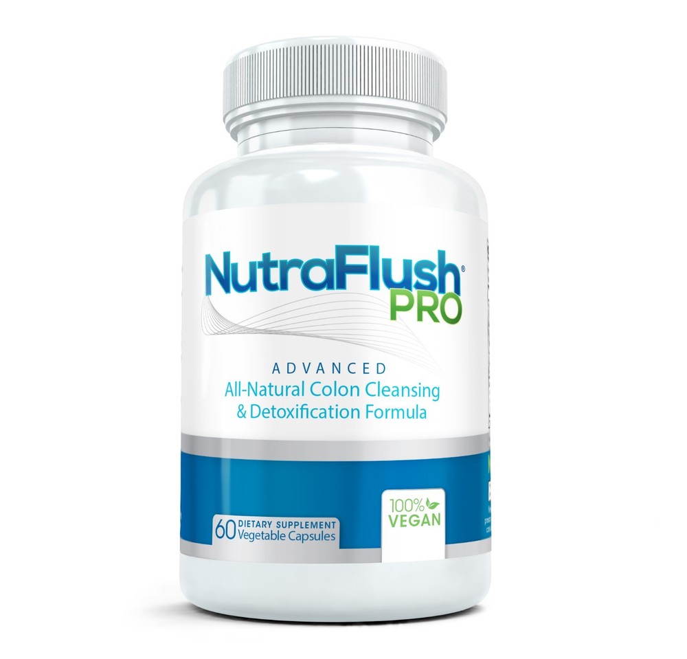 NutraFlush #1 COLON CLEANSE Detox Cleanser Pill ~ Best Cleansing Diet Supplement