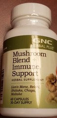 GNC HERBAL PLUS – Mushroom Blend + Immune Support – 60 Capsules – Exp 7/2025