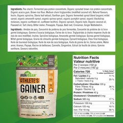 Vegan Athlete’s Gainer Protein Powder, Vanilla Flavor, 10 lbs (4.5 kg) – Muscle