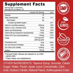Iron Supplement – with Vitamin C-Improve Energy Levels, Relieve Anemia & Fatigue