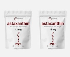 2 package | Astaxanthin 12mg, 120 Softgels, 4 Month Supply-NEW FREE SHIPPING