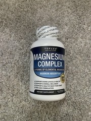 Magnesium Complex Supplement 8 Elemental, For Bones, Muscle, 1000mg