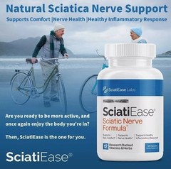 NEW 3 Pack SciatiEase Labs Sciati Ease Sciatic Nerve Formula 120 Cap