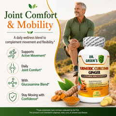Turmeric Curcumin Piperin Biopterin 2600mg High Absorption Triple Strength 100