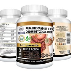 Potent Candida Cleanse With support & Detox Yeast Natural Herbs – 100 Capsules