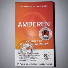 Amberen Advanced Menopause Relief with Amber-M Complex Exp 09/2027
