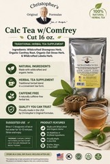 Dr. Christopher’s Calc Tea w/ Comfrey – Herbal Tea Supplement 16 oz