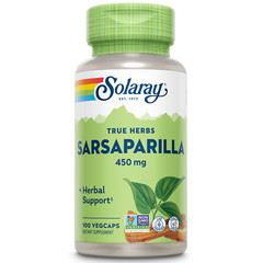 Sarsaparilla Root, Veg Cap (Btl-Plastic) 450mg 100ct