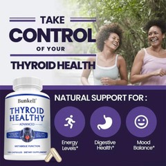 Thyroid Health Supplement 30/60/120 Capsules (NON-GMO) – Energy & Weight Loss