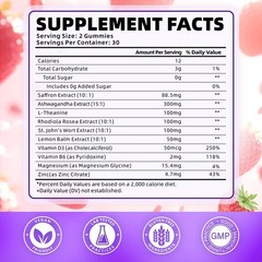 softbear Saffron Gummies for Kids & Adults 10-in-1 Organic Saffron Supplement…