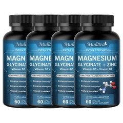 Magnesium Glycinate 500mg High Absorption,Improved Sleep,Stress&Anxiety Relief