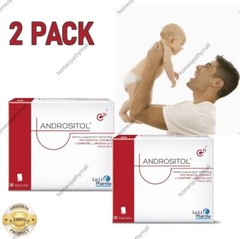 2 Pack ANDROSITOL Supplement x 30 Sachets – Male Reproductive Health Support