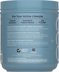 NeoCell Collagen Peptides Powder 20oz – Grass-Fed with 18 Amino Acids
