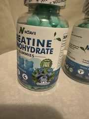 Creatine Monohydrate Gummies 5000mg Muscle Strength Energy Recovery (Blueberry)